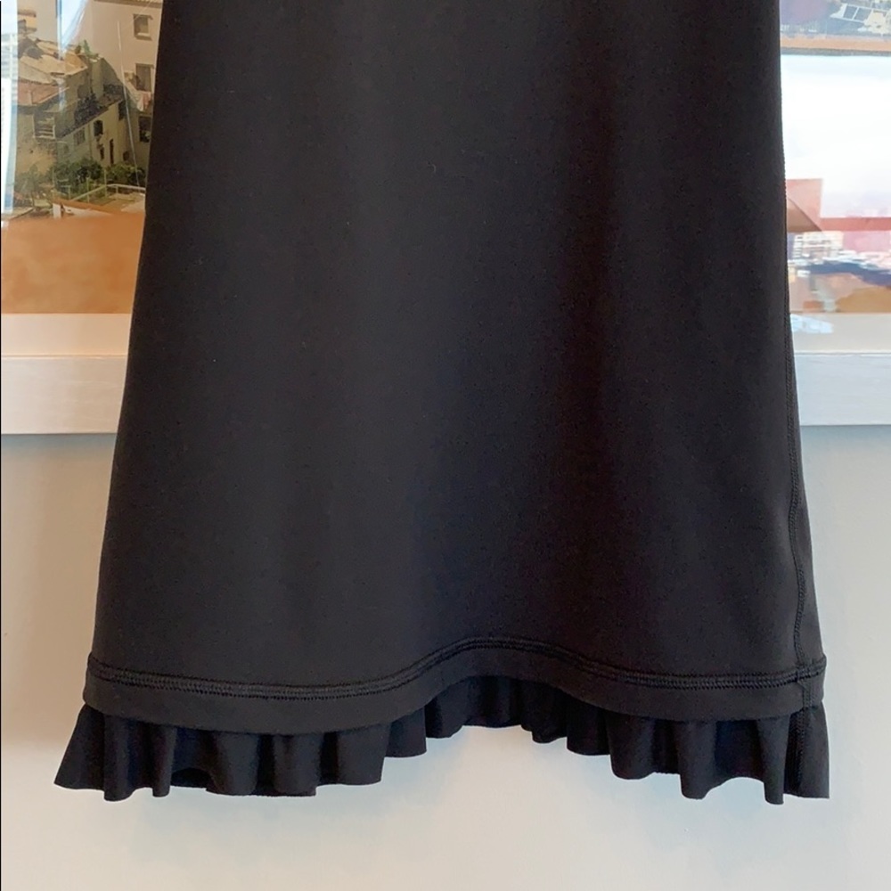 💕HP💕Lululemon LIMITED EDITION cool racerback black ruffled hem tank - Picture 12 of 12